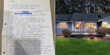 First-Time Homeowners Discover Emotional Surprise From Former Resident That Touches Millions