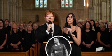 Ed Sheeran & Dua Lipa Break Down in Tears Singing Tribute at Diogo Jota’s Funeral — “This Wasn’t a Performance. It Was Goodbye.”